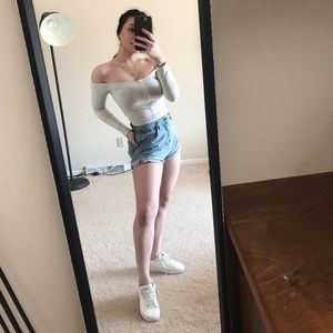 Drawstring Ruched Crop Top